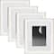 4 Pack Craig Frames Victoria White & Gold Picture Frame with Mat